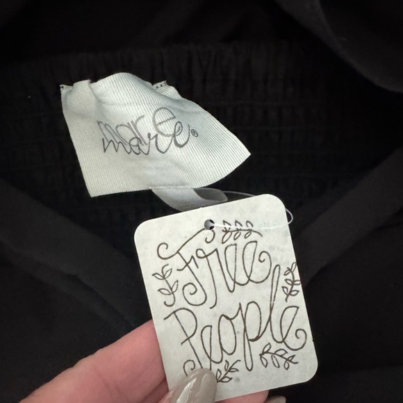 NWT Mare Mare Free People Black wrap top size small - Picture 8 of 11